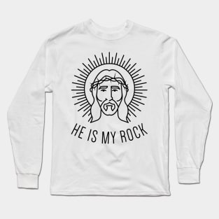 Jesus is my rock Long Sleeve T-Shirt